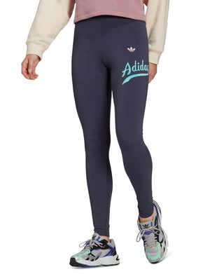 Calça Legging Adidas Modern B Ball Feminina Azul Tamanho P