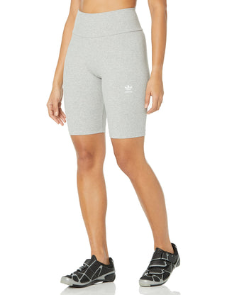 Shorts de ciclismo adidas Originals feminino, tamanho médio, cinza