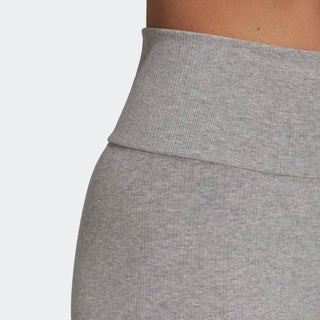 Shorts de ciclismo adidas Originals feminino, tamanho médio, cinza