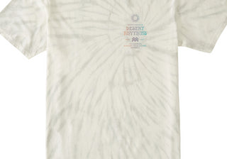 Camiseta masculina Billabong Sun com manga curta e tie-dye, branca, tamanho pequeno