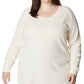 Columbia Pine Peak Thermal Top Feminino Branco Tamanho 1X