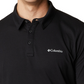 Camisa polo Columbia Tech com estampa de logotipo Thistletown Hills para homens, preta, tamanho grande