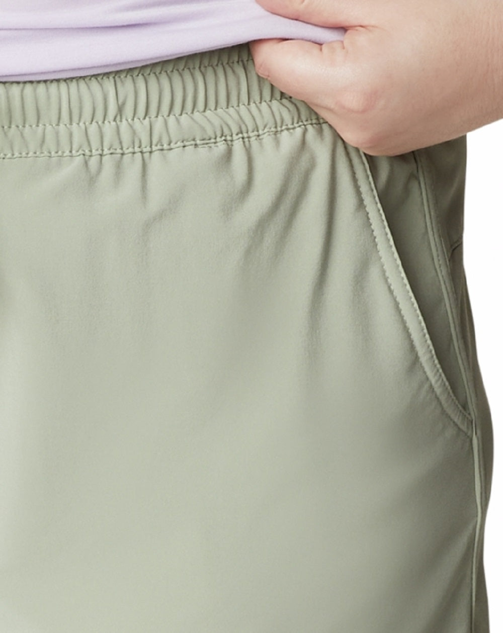 Bermuda Columbia Bogata Bay Stretch Feminina Verde Tamanho 2X