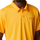 Camisa polo Columbia Hike masculina amarela tamanho XX-G