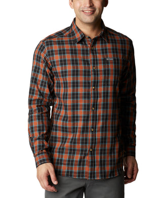 Camisa Columbia Vapor Ridge III Manga Longa Masculina Marrom Tamanho XX-G