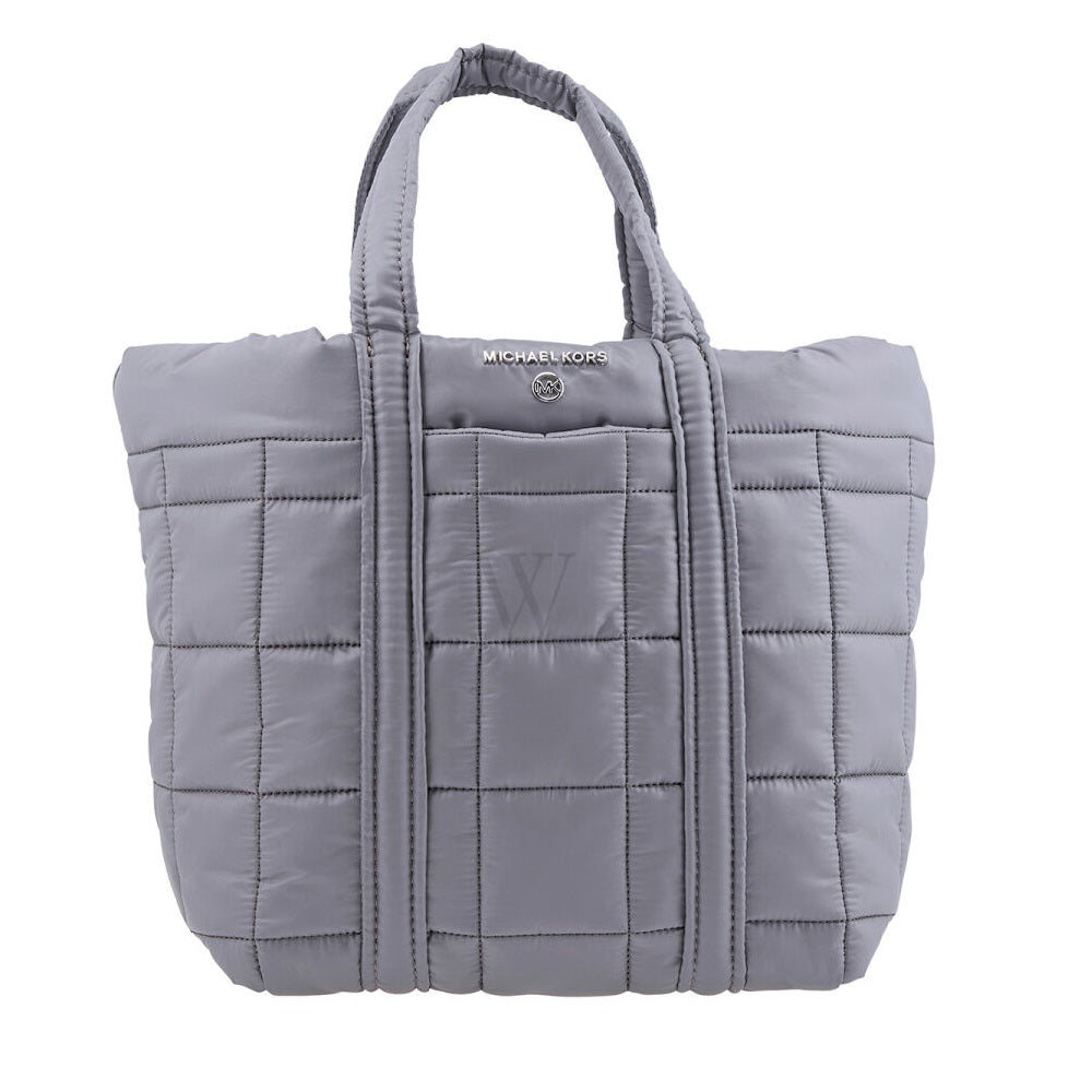 Bolsa tote acolchoada pequena Stirling Michael Kors feminina cinza