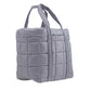 Bolsa tote acolchoada pequena Stirling Michael Kors feminina cinza