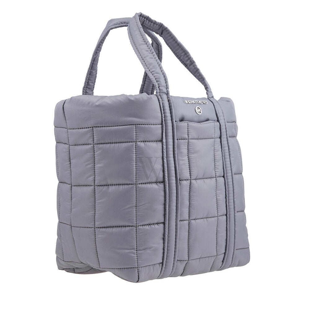 Bolsa tote acolchoada pequena Stirling Michael Kors feminina cinza