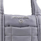 Bolsa tote acolchoada pequena Stirling Michael Kors feminina cinza