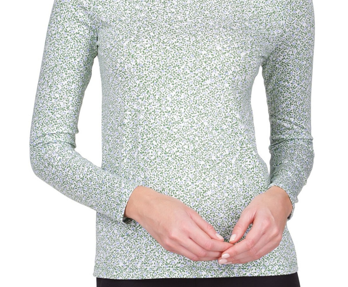 Blusa feminina Michael Kors com amarração no ombro, branca, tamanho médio