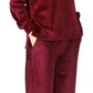 Michael Kors Moletom Feminino Veludo Ombro Frio Vermelho Tamanho X-G