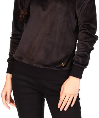Michael Kors Women's Velour Off The Shoulder Top Black
