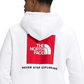 The North Face Box NSE Pullover Hoodie Masculino Branco Tamanho Grande