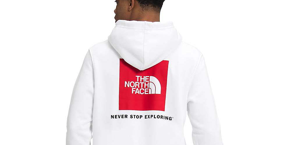 The North Face Box NSE Pullover Hoodie Masculino Branco Tamanho Grande