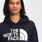 The North Face Moletom com capuz Half Dome masculino, azul, tamanho grande