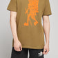 Camiseta masculina de manga curta The North Face, verde, tamanho XX-G