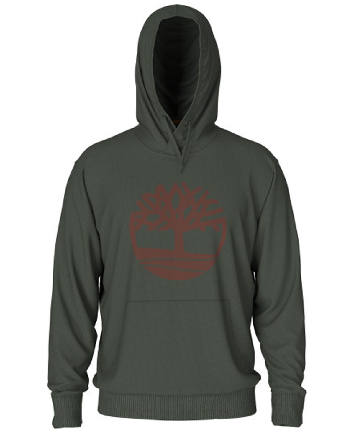 Moletom com capuz Timberland Core Regular Fit Logo Masculino Verde Tamanho X-G