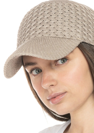 Boné de beisebol feminino dobrável INC International Concepts, marrom, tamanho regular