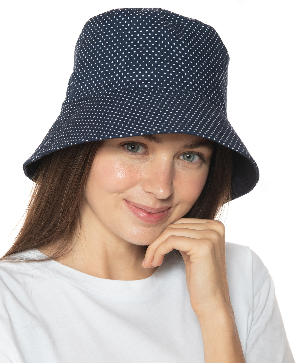 Chapéu Bucket Reversível Jenni Feminino Azul Tamanho Regular