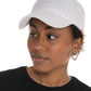 Boné de beisebol feminino dobrável INC International Concepts, tamanho regular, branco