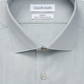 Camisa social masculina Calvin Klein Steel Slim-Fit Stretch Performance, sem necessidade de passar, verde, tamanho 17,5 x 32-33