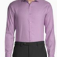 Camisa social masculina slim fit lisa Calvin Klein Berry Red tamanho 17,5 36-37