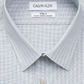 Camisa social Calvin Klein masculina slim fit listrada em aço, verde, tamanho 17, 32-33
