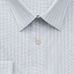 Camisa social Calvin Klein masculina slim fit listrada em aço, verde, tamanho 17, 32-33