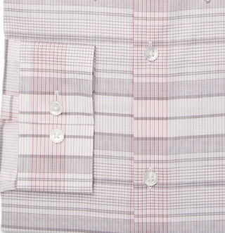 Camisa social Calvin Klein Stain Shield Extreme Slim Fit elástica antirrugas, tamanho vermelho, 15x32x33