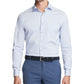 Camisa social masculina Van Heusen Classic Regular Fit Stain Shield Performance Stretch Check, azul, tamanho 37x38