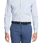 Camisa social masculina Van Heusen Classic Regular Fit Stain Shield Performance Stretch Check, azul, tamanho 37x38