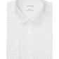 Camisa social Calvin Klein Steel Regular-Fit Allover Print Performance Stretch Masculina Rosa Tamanho 18,5X34-35
