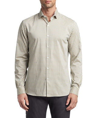 Van Heusen Men's Slim Fit Never Tuck Dress Shirt Yellow Size 32X33