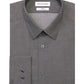 Camisa social Calvin Klein masculina slim fit, resistente a manchas e ferro, cinza, tamanho 15,5 x 34-35