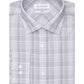 Camisa social Calvin Klein masculina, ajuste regular, elástica, sem passar, vermelha, tamanho 15,5 x 32-33