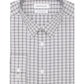 Camisa social slim fit com logotipo Calvin Klein masculina exclusiva online cinza tamanho 16x32-33