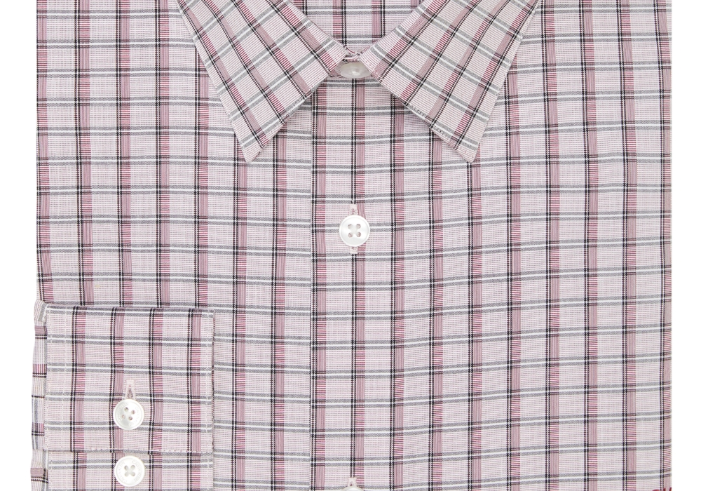 Camisa social slim fit com logotipo Calvin Klein masculina exclusiva online vermelha tamanho 17,5 x 32-33