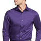 Camisa social masculina Van Heusen Regular Fit Ultraflex Roxa Tamanho 32X33