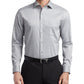 Camisa social masculina Van Heusen Regular Fit Ultraflex cinza tamanho 15x32x33