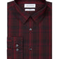 Camisa social Calvin Klein masculina slim fit, elástica e sem ferro, tamanho 17x36x37, vermelha