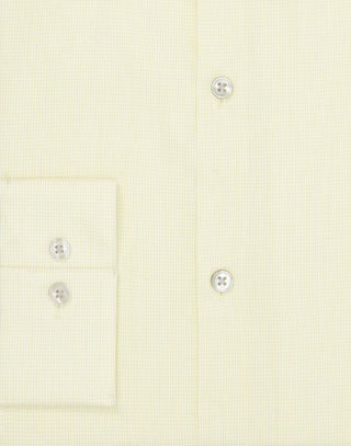 Camisa social Calvin Klein masculina extra slim fit elástica amarela tamanho extragrande