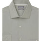 Camisa social masculina Van Heusen Even Temperature Never Tuck Slim Fit, verde, tamanho 34x35