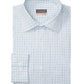 Camisa social masculina Van Heusen Regular Fit Stain Shield Satin com gola aberta, tamanho grande, azul
