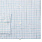 Camisa social masculina Van Heusen Regular Fit Stain Shield Satin com gola aberta, tamanho grande, azul