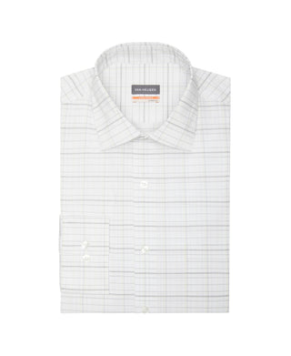 Van Heusen Men's Stain Shield Regular Fit Dress Shirt White Size 16-16.5/32-33 L