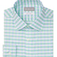 Camisa social masculina Michael Kors Regular Fit Performance Stretch Check, verde, tamanho 17,5 x 36 x 37
