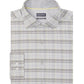 Camisa social masculina Van Heusen Even Temperature Never Tuck Slim Fit, cinza, tamanho 32x33