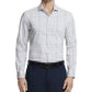 Camisa social masculina Van Heusen Even Temp Never Tuck Slim Fit, branca, tamanho 16x34x35