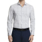 Camisa social masculina Van Heusen Even Temp Never Tuck Slim Fit, branca, tamanho 16x34x35