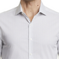 Camisa social masculina Van Heusen Even Temp Never Tuck Slim Fit, branca, tamanho 16x32x33